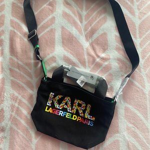 Karl Lagerfeld KRISTEN CANVAS CROSSBODY